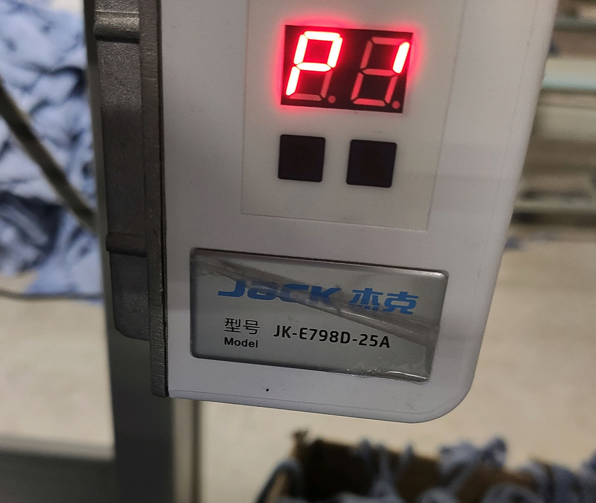 杰克JACK,JK-E798D-25A怎么調(diào)速度？